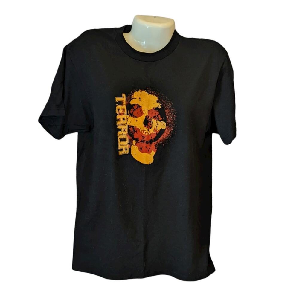VTG 2000s TERROR Band LA Beatdown Hardcore Punk Heavy Metal Tee T-shirt Mens M